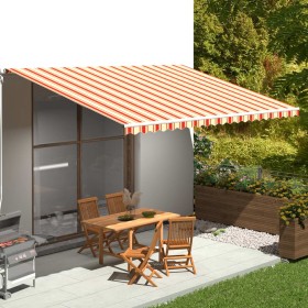 Ersatztuch für gelbes und orangefarbenes Vorzelt 5x3,5 m von vidaXL, Markisen - Ref: Foro24-312022, Preis: 76,99 €, Rabatt: %