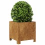 2 rusted steel planters 30x30x30 cm by , Pots and planters - Ref: Foro24-851198, Price: 67,99 €, Discount: %