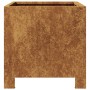 2 rusted steel planters 30x30x30 cm by , Pots and planters - Ref: Foro24-851198, Price: 67,99 €, Discount: %