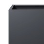 Anthracite grey steel planter 50x50x50 cm by , Pots and planters - Ref: Foro24-851215, Price: 84,28 €, Discount: %