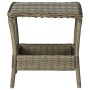 Synthetic brown rattan garden table 45x45x46.5 cm by vidaXL, Garden tables - Ref: Foro24-313308, Price: 57,99 €, Discount: %