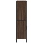 Tall brown oak veneer wooden sideboard 79.5x35.5x137.5 cm by , Sideboards - Ref: Foro24-3295311, Price: 174,99 €, Discount: %