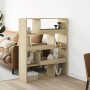 Engineered wood bookshelf in Sonoma oak, 100x33x125.5 cm by , Bookcases and shelves - Ref: Foro24-3309332, Price: 121,12 €, D...