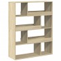 Estantería de madera de ingeniería roble Sonoma 100x33x125,5 cm de , Librerías y estanterías - Ref: Foro24-3309332, Precio: 1...