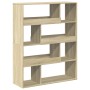 Engineered wood bookshelf in Sonoma oak, 100x33x125.5 cm by , Bookcases and shelves - Ref: Foro24-3309332, Price: 121,12 €, D...