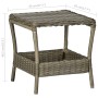 Mesa de jardín ratán sintético marrón 45x45x46,5 cm de vidaXL, Mesas de jardín - Ref: Foro24-313308, Precio: 57,57 €, Descuen...