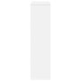 Engineered wood white shelf 100x33x125.5 cm by , Bookcases and shelves - Ref: Foro24-3309330, Price: 124,57 €, Discount: %