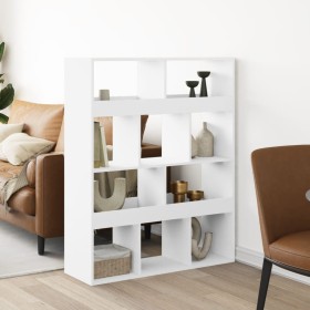 Room divider in white engineered wood 100x33x125.5 cm by , Bookcases and shelves - Ref: Foro24-3309519, Price: 120,99 €, Disc...