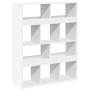 Room divider in white engineered wood 100x33x125.5 cm by , Bookcases and shelves - Ref: Foro24-3309519, Price: 120,38 €, Disc...