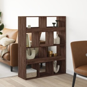 Room divider made of brown oak wood, 100x33x125.5 cm by , Bookcases and shelves - Ref: Foro24-3309525, Price: 120,55 €, Disco...