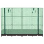 Garden bed with greenhouse cover in rattan look 160x40x123 cm by , Pots and planters - Ref: Foro24-4015798, Price: 90,11 €, D...