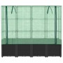 Garden bed with greenhouse cover in rattan look 160x40x153 cm by , Pots and planters - Ref: Foro24-4015817, Price: 141,38 €, ...