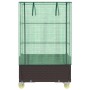 Raised bed with greenhouse cover in rattan look 80x50x182 cm by , Pots and planters - Ref: Foro24-4015808, Price: 124,86 €, D...