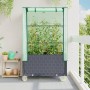 Raised bed with greenhouse cover in rattan look 80x50x182 cm by , Pots and planters - Ref: Foro24-4015836, Price: 124,86 €, D...