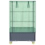 Raised bed with greenhouse cover in rattan look 80x50x182 cm by , Pots and planters - Ref: Foro24-4015836, Price: 124,86 €, D...