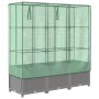 Raised bed with greenhouse cover in rattan look 120x40x138 cm by , Pots and planters - Ref: Foro24-4015857, Price: 87,92 €, D...