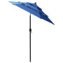 Sombrilla de 3 niveles con poste de aluminio azul 2 m de vidaXL, Sombrillas - Ref: Foro24-313859, Precio: 57,28 €, Descuento: %