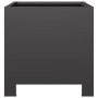 Black steel planter 30x30x30 cm by , Pots and planters - Ref: Foro24-851185, Price: 44,69 €, Discount: %