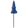 Sombrilla de 3 niveles con poste de aluminio azul 2 m de vidaXL, Sombrillas - Ref: Foro24-313859, Precio: 57,28 €, Descuento: %