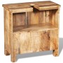 Frisiertisch mit Spiegel, 2 zusätzliche Schränke aus Mangoholz. von , Badezimmermöbel - Ref: Foro24-243463, Preis: 867,84 €, ...