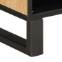 Solid rough mango wood TV stand 80x34x46 cm by , CD and DVD storage - Ref: Foro24-377519, Price: 118,99 €, Discount: %