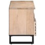 Mueble de TV madera maciza de mango 100x34x46 cm de , Almacenamiento para CD y DVD - Ref: Foro24-377527, Precio: 136,40 €, De...