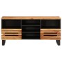 Solid acacia wood TV stand 100x34x46 cm by , CD and DVD storage - Ref: Foro24-377525, Price: 153,99 €, Discount: %