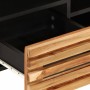 Solid acacia wood TV stand 100x34x46 cm by , CD and DVD storage - Ref: Foro24-377525, Price: 153,99 €, Discount: %