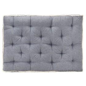 Cojín para sofá de palets azul 120x80x10 cm de vidaXL, Cojines para sillas y sofás - Ref: Foro24-314806, Precio: 68,99 €, Des...