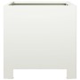 2 white steel planters 30x30x30 cm by , Pots and planters - Ref: Foro24-851188, Price: 72,56 €, Discount: %