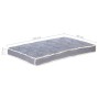 Cojín para sofá de palets azul 120x80x10 cm de vidaXL, Cojines para sillas y sofás - Ref: Foro24-314806, Precio: 66,36 €, Des...