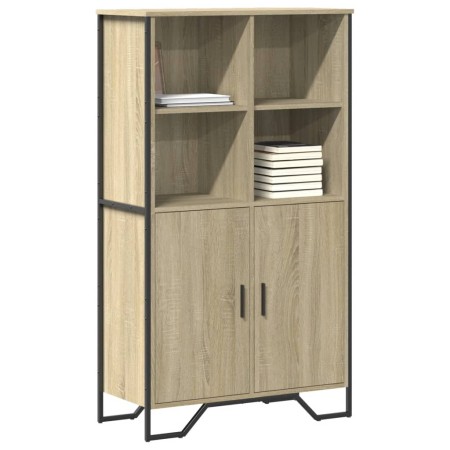 Aparador alto madera ingeniería roble Sonoma 79,5x35,5x137,5 cm de , Aparadores - Ref: Foro24-3295308, Precio: 149,53 €, Desc...