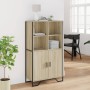 Aparador alto madera ingeniería roble Sonoma 79,5x35,5x137,5 cm de , Aparadores - Ref: Foro24-3295308, Precio: 149,53 €, Desc...