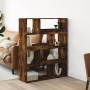 Engineered wood smoked oak bookshelf 100x33x125.5 cm by , Bookcases and shelves - Ref: Foro24-3309334, Price: 121,28 €, Disco...