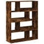 Engineered wood smoked oak bookshelf 100x33x125.5 cm by , Bookcases and shelves - Ref: Foro24-3309334, Price: 121,28 €, Disco...