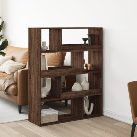 Engineered wood brown oak bookshelf 100x33x125.5 cm by , Bookcases and shelves - Ref: Foro24-3309336, Price: 124,99 €, Discou...