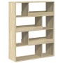 Room divider in Sonoma oak wood 100x33x125.5 cm by , Bookcases and shelves - Ref: Foro24-3309485, Price: 121,12 €, Discount: %