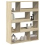 Room divider in Sonoma oak wood 100x33x125.5 cm by , Bookcases and shelves - Ref: Foro24-3309485, Price: 121,12 €, Discount: %