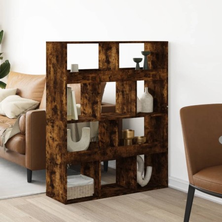 Room divider in smoked oak wood 100x33x125.5 cm by , Bookcases and shelves - Ref: Foro24-3309523, Price: 116,87 €, Discount: %