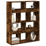 Room divider in smoked oak wood 100x33x125.5 cm by , Bookcases and shelves - Ref: Foro24-3309523, Price: 116,87 €, Discount: %