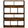 Room divider in smoked oak wood 100x33x125.5 cm by , Bookcases and shelves - Ref: Foro24-3309523, Price: 116,87 €, Discount: %