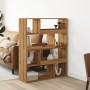 Room divider in oak wood artisian 100x33x125.5 cm by , Bookcases and shelves - Ref: Foro24-3309491, Price: 121,12 €, Discount: %