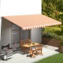 Tela de repuesto para toldo amarillo y naranja 6x3,5 m de vidaXL, Toldos - Ref: Foro24-312024, Precio: 92,36 €, Descuento: %