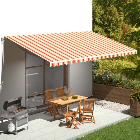 Tela de repuesto para toldo amarillo y naranja 6x3,5 m de vidaXL, Toldos - Ref: Foro24-312024, Precio: 92,36 €, Descuento: %