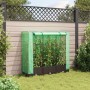 Raised bed with greenhouse cover in rattan look 120x40x123 cm by , Pots and planters - Ref: Foro24-4015797, Price: 74,27 €, D...