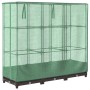 Raised bed with greenhouse cover in rattan look 120x40x123 cm by , Pots and planters - Ref: Foro24-4015797, Price: 74,27 €, D...