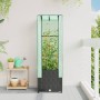 Raised bed with greenhouse cover in rattan look 40x40x139 cm by , Pots and planters - Ref: Foro24-4015813, Price: 44,53 €, Di...