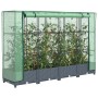 Garden bed with greenhouse cover in rattan look 160x40x123 cm by , Pots and planters - Ref: Foro24-4015826, Price: 90,99 €, D...