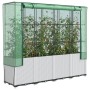 Garden bed with greenhouse cover in rattan look 160x40x153 cm by , Pots and planters - Ref: Foro24-4015845, Price: 148,59 €, ...