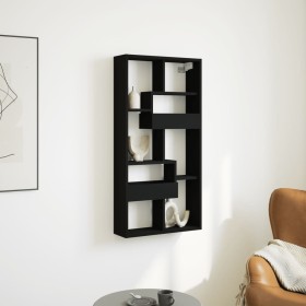 Armario de pared madera de ingeniería negro 50x15x100 cm de , Estantes y estanterías - Ref: Foro24-854554, Precio: 45,99 €, D...